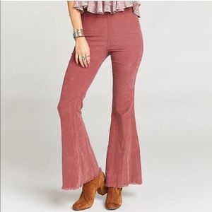 Show Me Your Mumu Women’s pull on corduroy bell bottoms